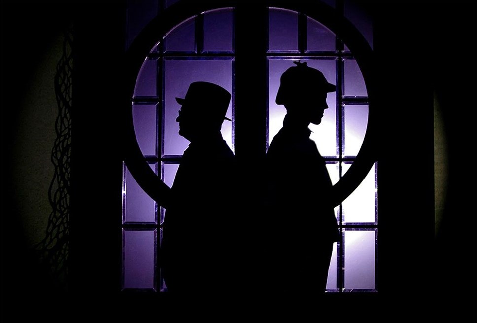 Кадр из спектакля "Шерлок. Продолжение". Фото: Московский детский театр теней