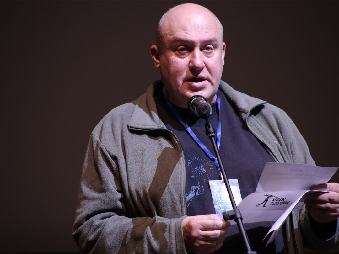 Член жюри Шандор Беркеши, кинооператор, обладатель призов российских и международных фестивалей.