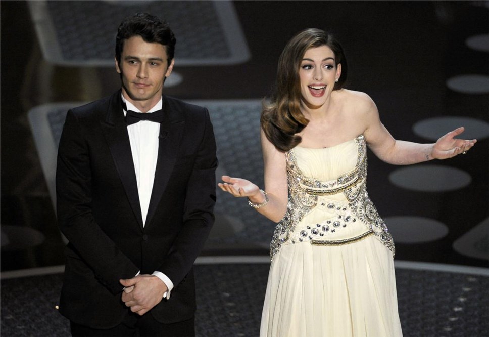 Франко и Хэтэуэй - ведущие "Оскара-2011". Фото: AP Photo/Mark J. Terrill