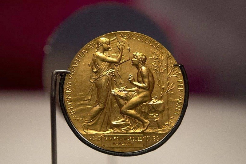 Медаль Нобелевской премии по литературе. Фото: kuban24.tv