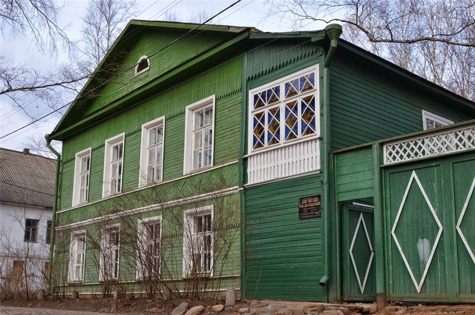 Дом-музей Достоевского в Старой Руссе. Фото: Twitter