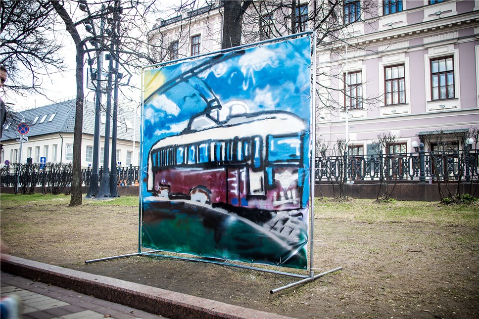 Праздник московского трамвая. Фото: Арина Депланьи