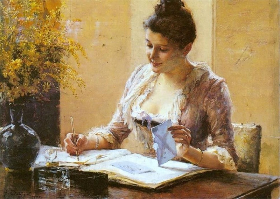 Альберт Эдельфельт. Портрет молодой женщины. 1891. Фото: culture.ru